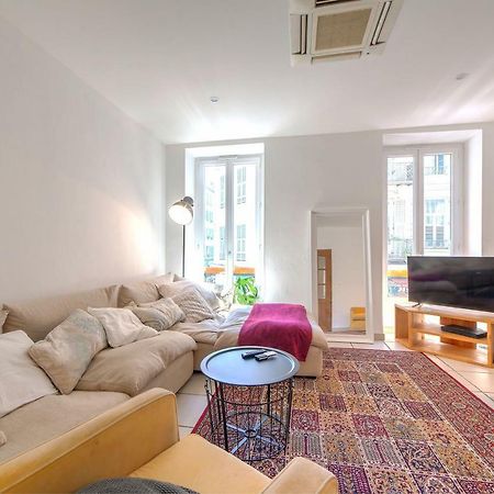 Lovely Large Familial Apartment In Central Nice, Ten Minutes Walk To The Beach! Ngoại thất bức ảnh