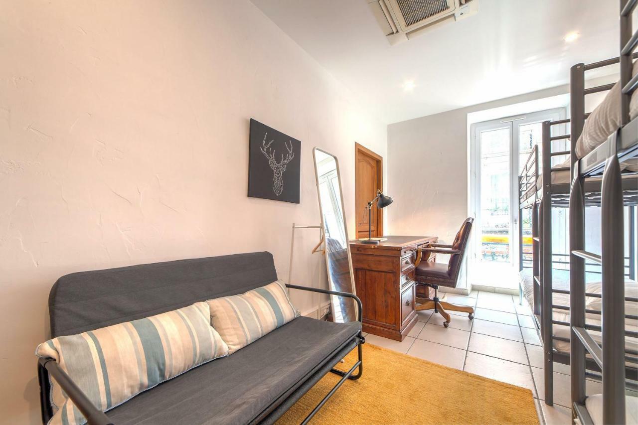 Lovely Large Familial Apartment In Central Nice, Ten Minutes Walk To The Beach! Ngoại thất bức ảnh